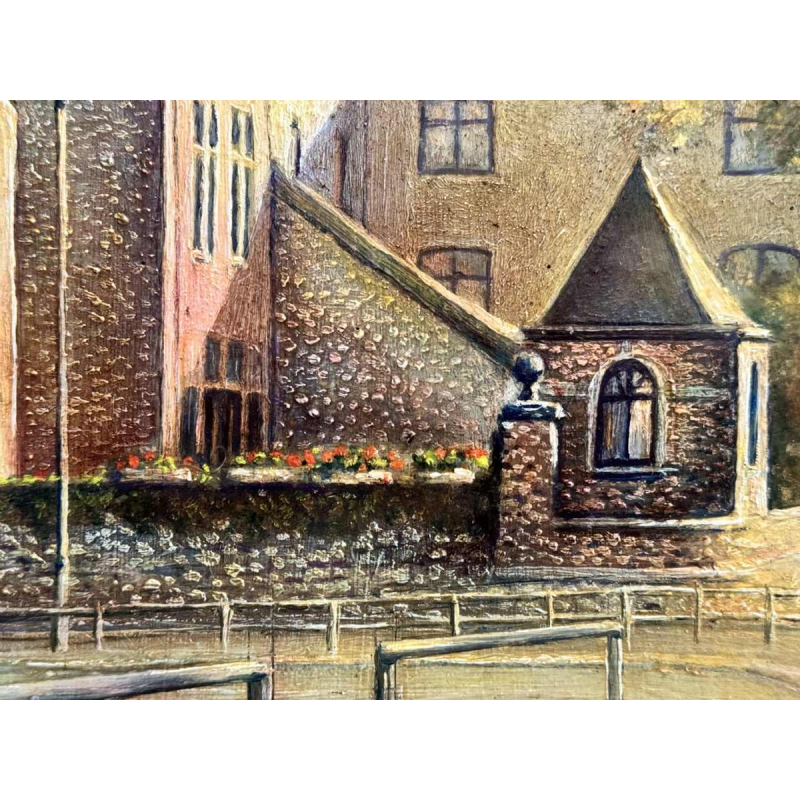 Olivier Henri BOSERET (1924-2005): « Namur - La maison rose »