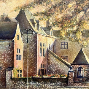 Olivier Henri BOSERET (1924-2005): « Namur - La maison rose »