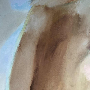 Ninette FERARD (1933-) Jonge vrouw 1982 olieverf op doek 85x80 cm