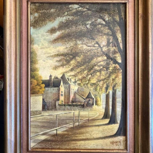 Olivier Henri BOSERET (1924-2005): "Namur - La maison rose" (Namen - Het roze huis)