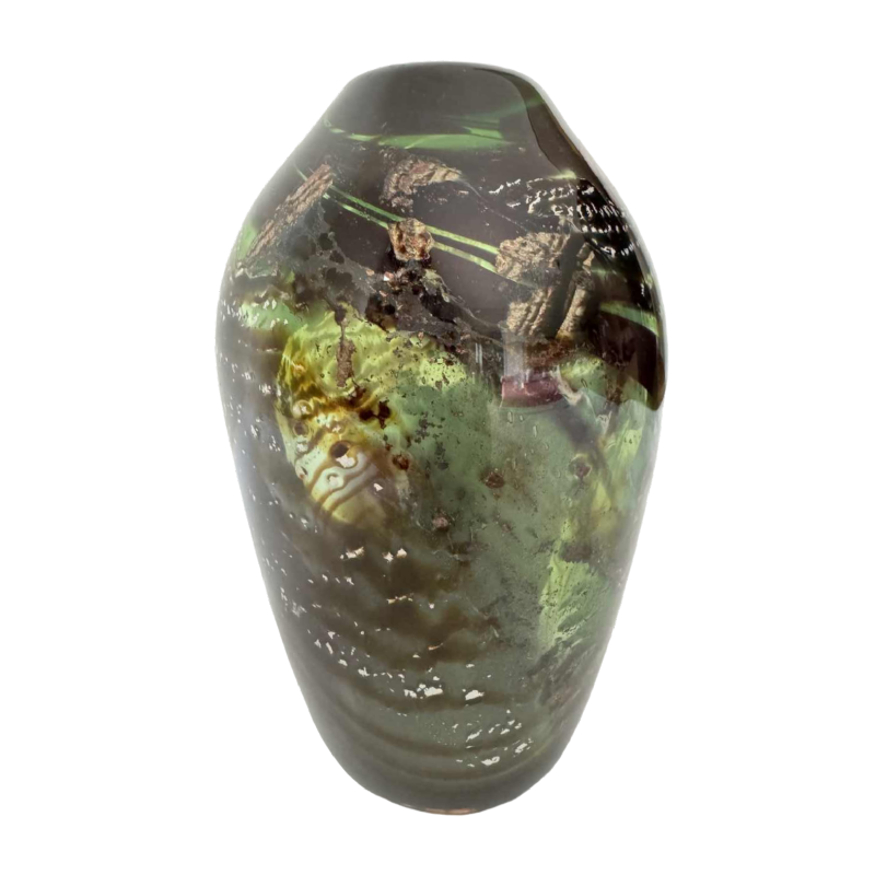 Claude MORIN (1932-2021): vase avec inclusions