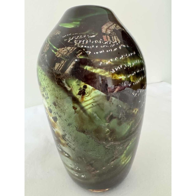 Claude MORIN (1932-2021): vase avec inclusions