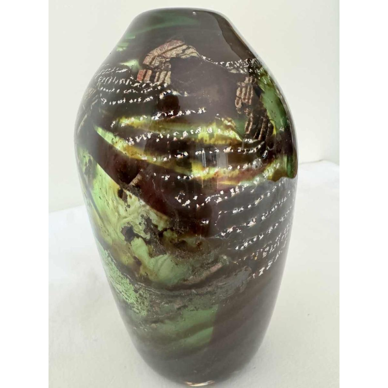 Claude MORIN (1932-2021): vase avec inclusions