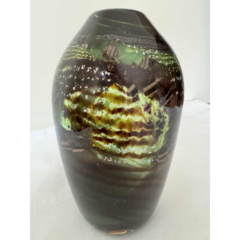 Claude MORIN (1932-2021): vase avec inclusions