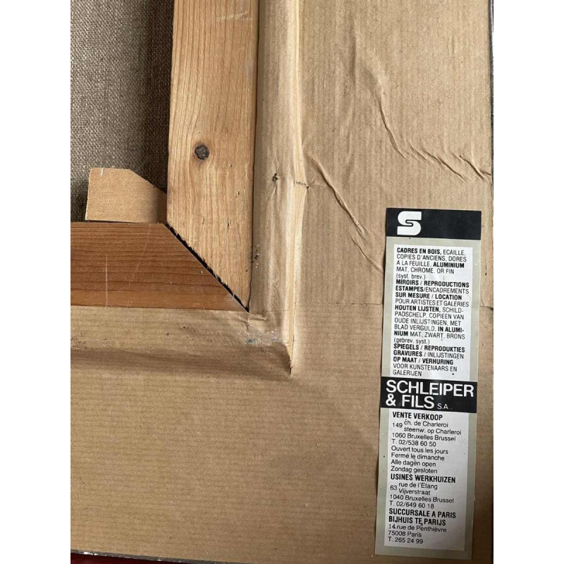 Ninette FERARD (1933-) Jonge vrouw 1982 olieverf op doek 85x80 cm