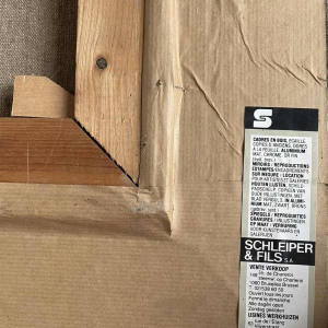 Ninette FERARD (1933-) « Jeune femme » 1982 huile sur toile 85x80 cm