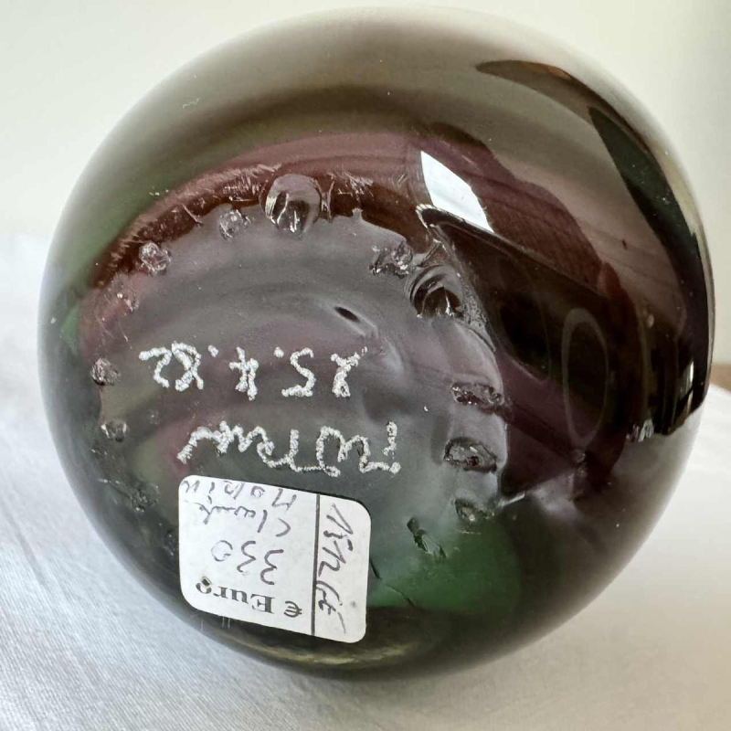 Claude MORIN (1932-2021): vase avec inclusions