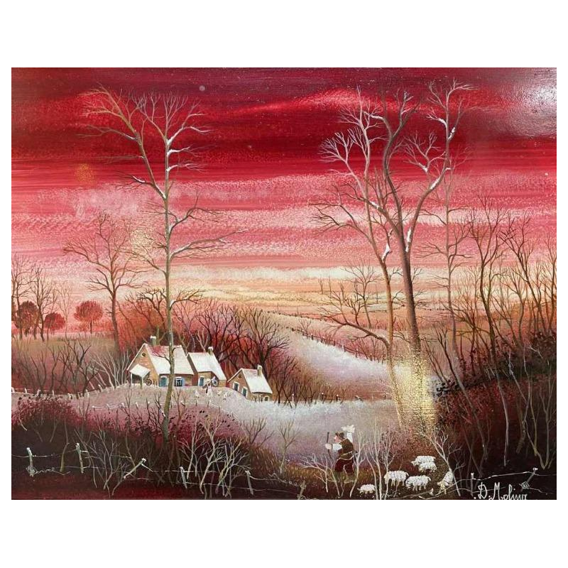 Danielle MOLINA "De terugkeer van de herder" 1981 hsp 24x30 cm