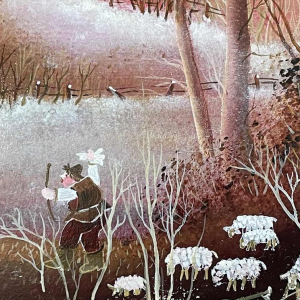 Danielle MOLINA "De terugkeer van de herder" 1981 hsp 24x30 cm