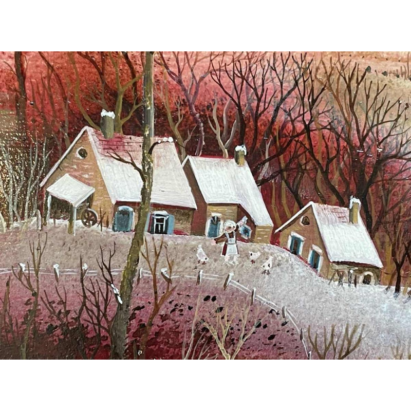 Danielle MOLINA "De terugkeer van de herder" 1981 hsp 24x30 cm