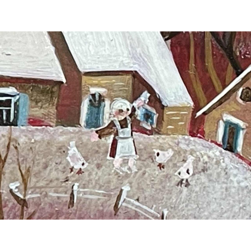 Danielle MOLINA "The Return of the Shepherd" 1981 hsp 24x30 cm