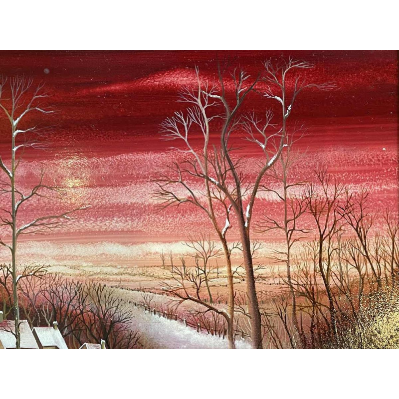 Danielle MOLINA "The Return of the Shepherd" 1981 hsp 24x30 cm