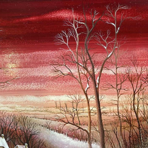 Danielle MOLINA "The Return of the Shepherd" 1981 hsp 24x30 cm