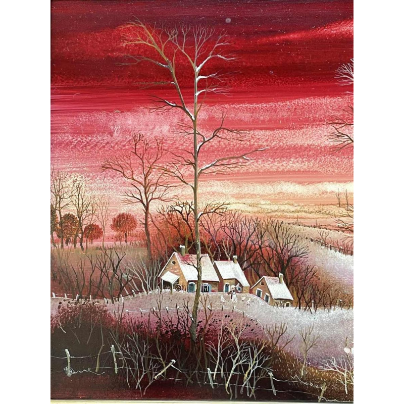 Danielle MOLINA "The Return of the Shepherd" 1981 hsp 24x30 cm