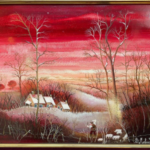 Danielle MOLINA "De terugkeer van de herder" 1981 hsp 24x30 cm