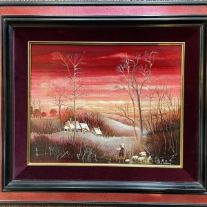 Danielle MOLINA "De terugkeer van de herder" 1981 hsp 24x30 cm