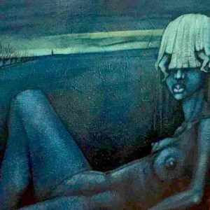 Johan Nyssen, Femme nue, Huile sur toile, Peinture, 1980