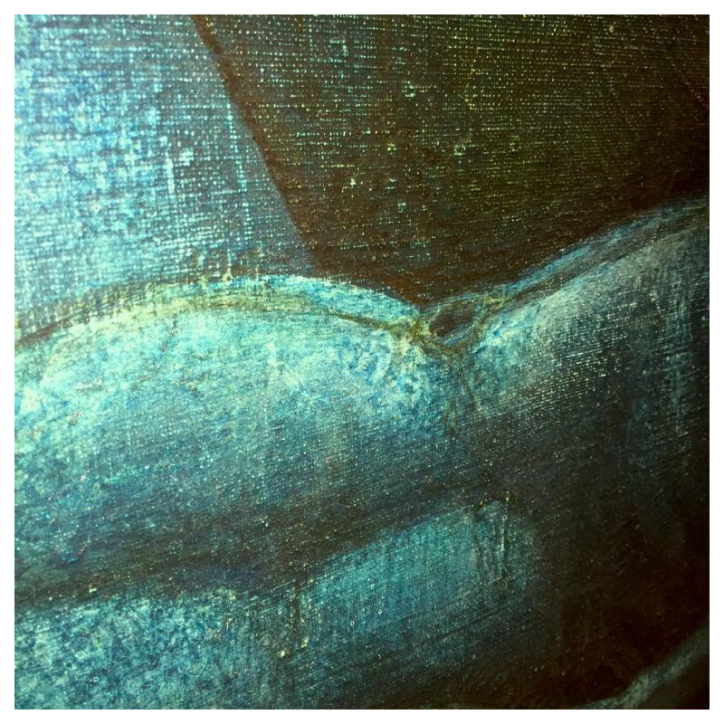 Johan Nyssen, Naked Woman, Oil on canvas, Painting, 1980