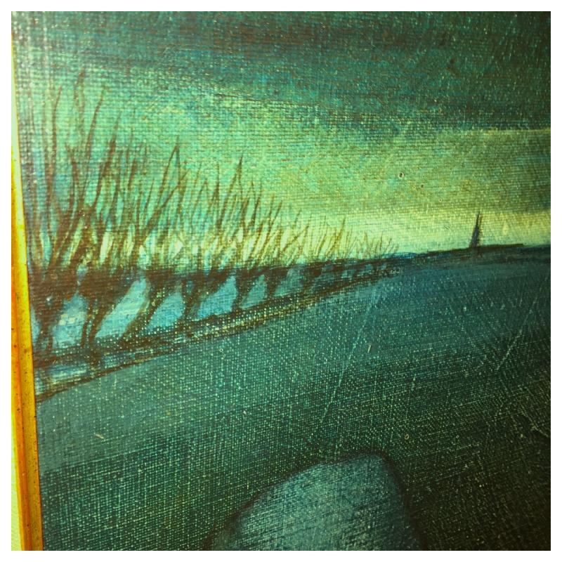 Johan Nyssen, Naakte vrouw, Olie op canvas, Schilderij 1980