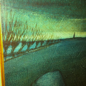 Johan Nyssen, Naakte vrouw, Olie op canvas, Schilderij 1980