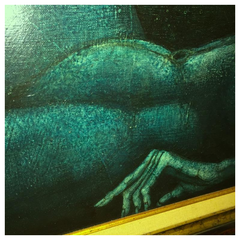 Johan Nyssen, Naakte vrouw, Olie op canvas, Schilderij 1980