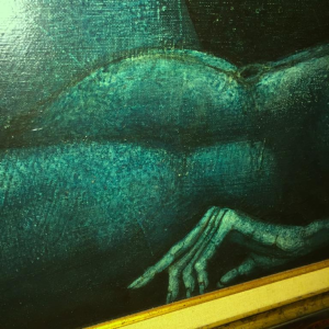 Johan Nyssen, Femme nue, Huile sur toile, Peinture, 1980