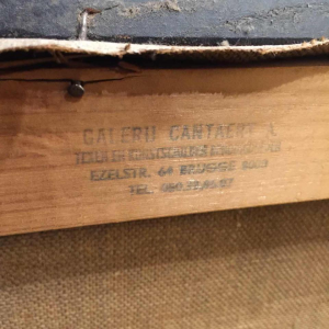 Johan Nyssen, Naakte vrouw, Olie op canvas, Schilderij 1980