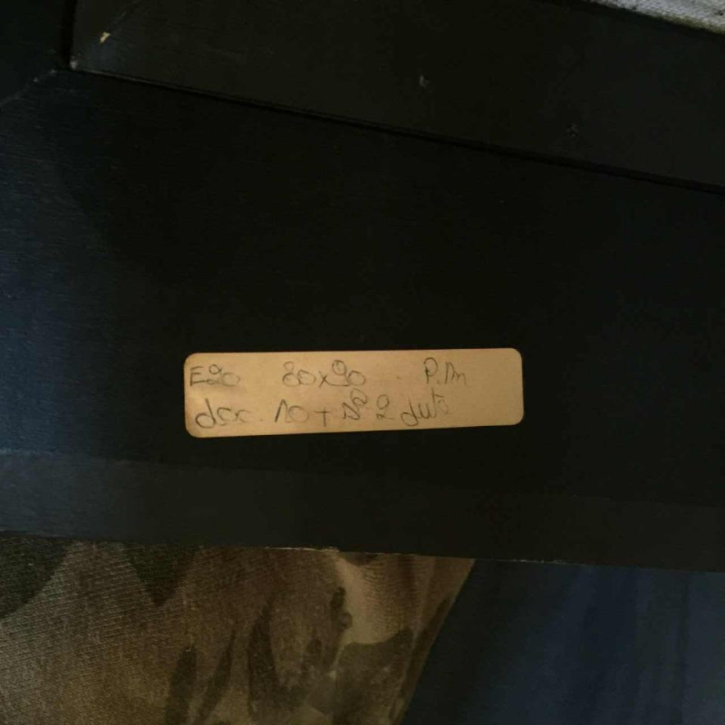 Johan Nyssen, Naakte vrouw, Olie op canvas, Schilderij 1980