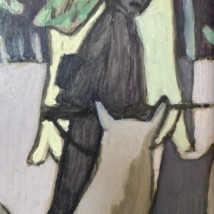 Lode MATTHIJS (1915-1995): « Le chasseur et les loups »