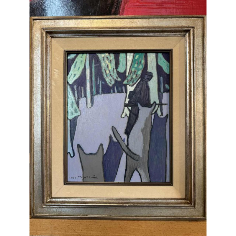 Lode MATTHIJS (1915-1995): De jager en de wolven