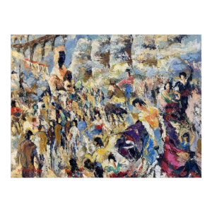 Georges COSSE : « Montserrat 1976 - Espagne » peinture - huile sur toile