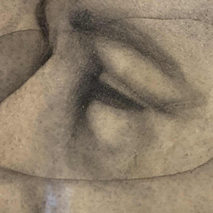 GERARD DARAN, Visages masculins, peintre français, tableau expressionniste, 1976