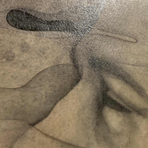 GERARD DARAN, Visages masculins, peintre français, tableau expressionniste, 1976