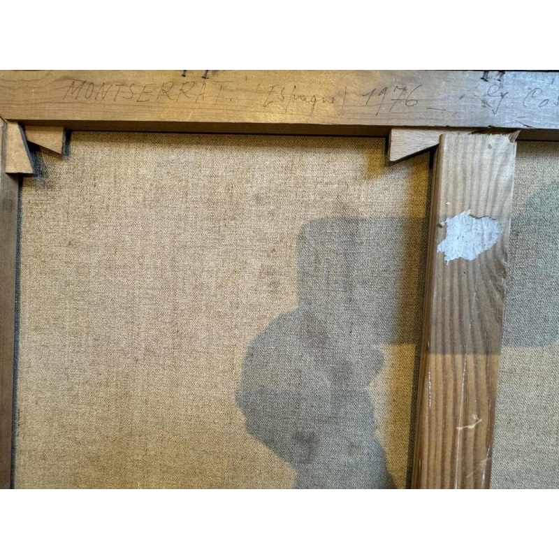 Georges COSSE: " Montserrat 1976 - Spain » painting oil on canvas