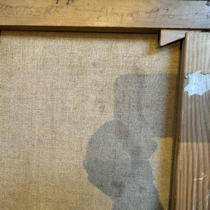 Georges COSSE: " Montserrat 1976 - Spain » painting oil on canvas