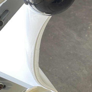 Giotto Stoppino "Drop" voor Enrico Tronconi 1976, Tafellamp Opaline Bekleed Glas