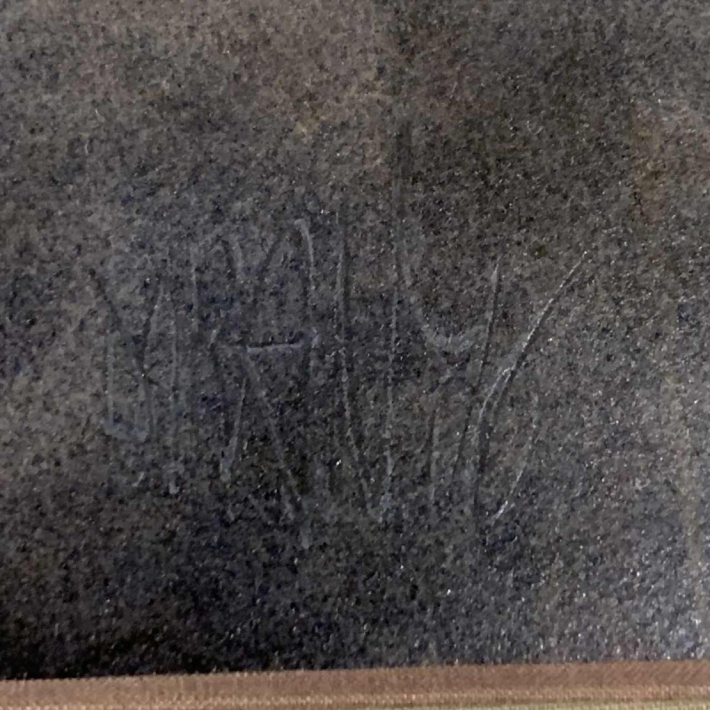 GERARD DARAN, Gezichten van mannen, expressionistisch schilderij, 1976