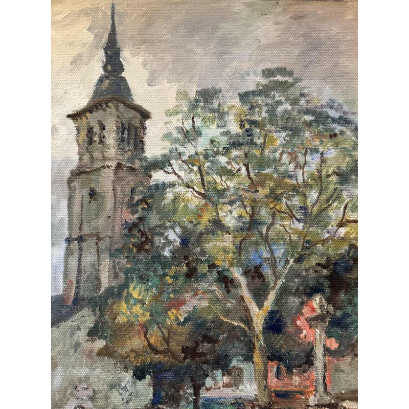 Albert DANDOY (1885-1977): « Namur - Marché aux légumes »