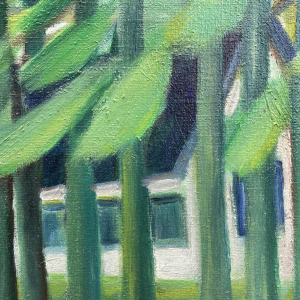 Lucien MARINGER (1903-1981) View from my bedroom 1975 hst 47x38 cm