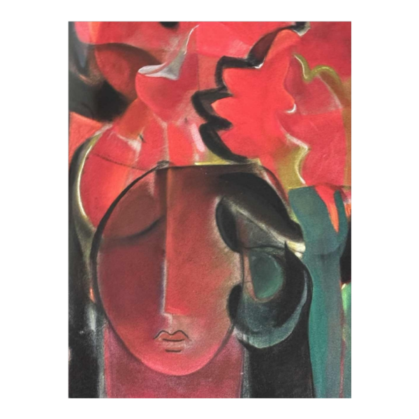 Pierre Saint-Sorny "Composition abstraite" tableau technique mixte, 1974