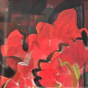 Pierre Saint-Sorny "Composition abstraite" tableau technique mixte, 1974