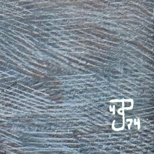 Peter De GLAS (1930-): « Op wandel » schilderij olie op hout 1974