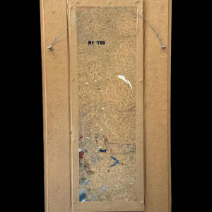 Peter De GLAS (1930-): " On a walk " painting oil on panel 1974