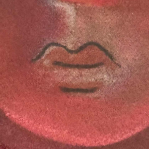 Pierre Saint-Sorny ‘Abstract composition’ mixed media painting, 1974