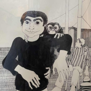 Jean-Pierre Félix (1938-): encre de chine