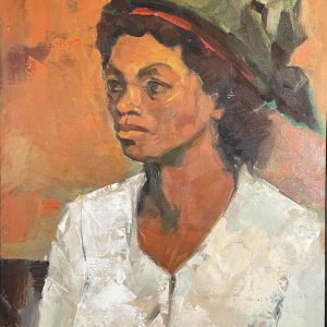 Marcel MARLIER (1929-1999): « Fille des îles » 1973 70x50 cm