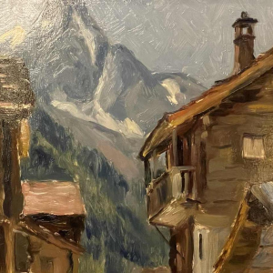 Dr Pierre DELCOURT (1914-): Zinal (village in the Valais region of Switzerland)