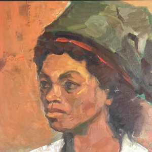 Marcel MARLIER (1929-1999): « Fille des îles » 1973 70x50 cm