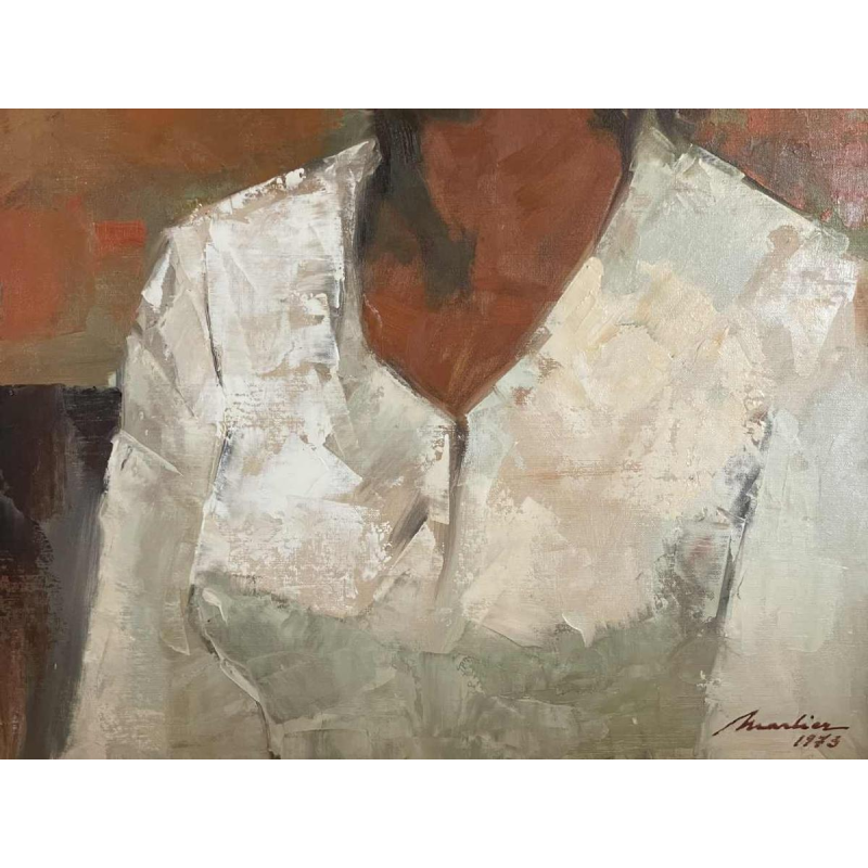 Marcel MARLIER (1929-1999): « Fille des îles » (Eiland meisje) 1973 70x50 cm