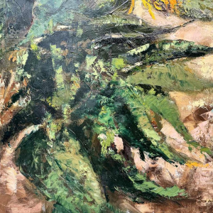 Maurice LEGRAND (1906-2004): « les soleils » (sunflowers) painting oil on canvas